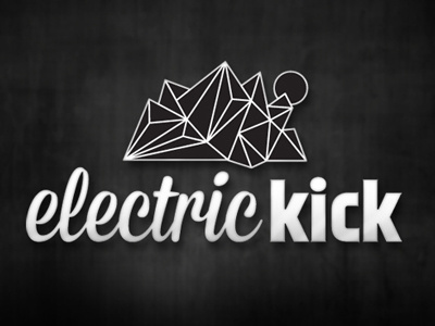 Elctric Kick apparel art design electric geometric logo mountain nature triangle