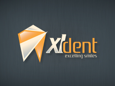 XL Dent Logo dental laboratory logo