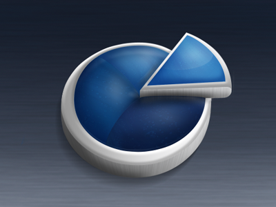 Stat Counter Icon app icon logo pie chart