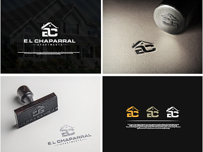 Real estate logo redesign ai color estate identity logo mock modern real redesign text ups victor