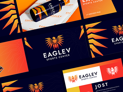 EAGLEV SPORTS CENTER - BRAND IDENTITY adobe illustrator brand brand identity design graphic design logo logo design sports visual visual identity