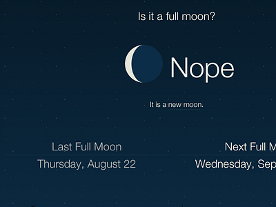 Is it a full moon? responsive svg web app