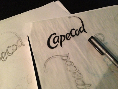 Cape Cod Script cape cod copic lettering script sketch type