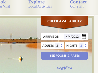 Inn Website cape cod casual hospitality travel