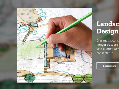 Landscaping Contractor Website UI