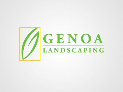 Genoa Landscaping branding identity logo