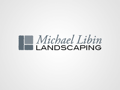 Libin Landscaping branding identity logo