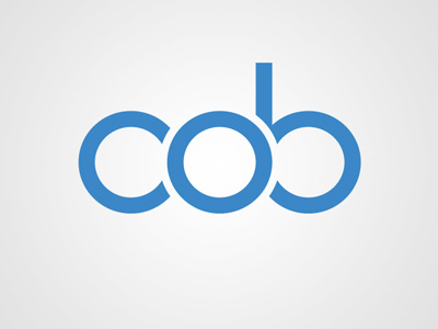 Cob 2012 branding identity logo