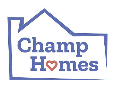 Champ Homes Logo Design branding logo design non profit organization ui design