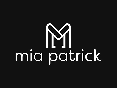 Mia Patrick Photography Logo cape cod logo design photographer photography branding photography logo wedding photographer