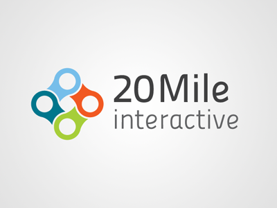 20mile Interactive Logo branding identity logo