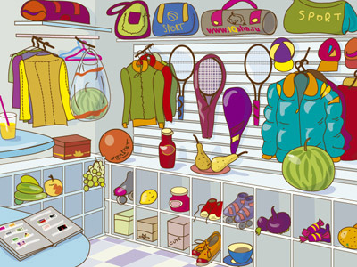 illustration for a children's website children illustration site sports store