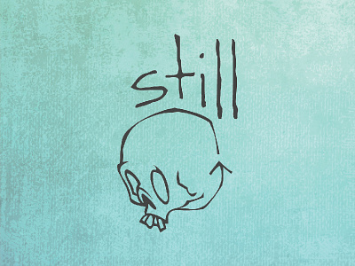 still dead death digitalart icon logo skeleton skull still vector wip