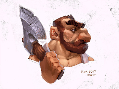 Lumberjack Dwarf character characterdesign conceptart drawing dwarf fantasy gnome illustration lumberjack sketch sketchbook