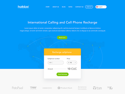 International Calling calling home modal web