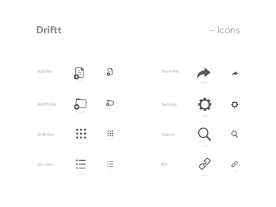 Icons iconography icons set