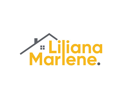 Liliana Marlene Logo beauty branding design logo personal typography vector