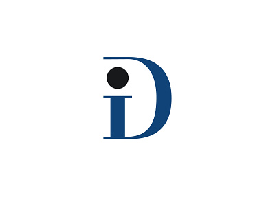 ID Logo branding design logo personal typography vector