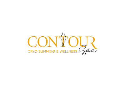 Countour Spa Logo beauty branding design logo personal typography vector