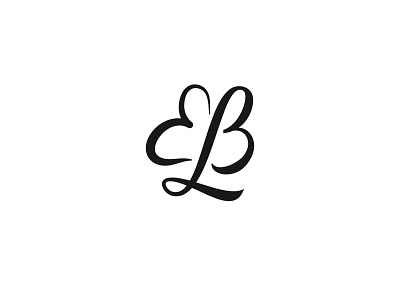 ELB Logo branding design logo personal typography vector