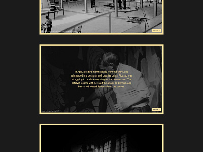 Museo Reina Sofía - Rethinking Guernica. Introduction design minimal typography ui web design