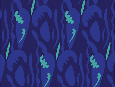 fantasy jungle 1 illustration pattern surface design textile design