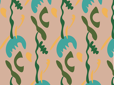 spring in the sand design illustration pattern surface design textile design