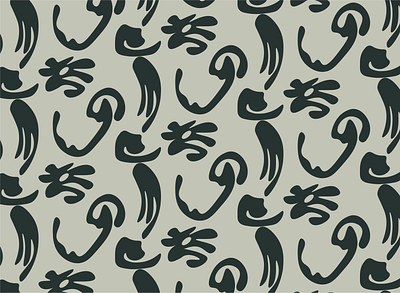 creature lust design illustration pattern surface design textile design