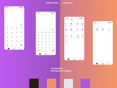 Calculator design ui ux