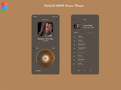 DailyUI #009 Music Player