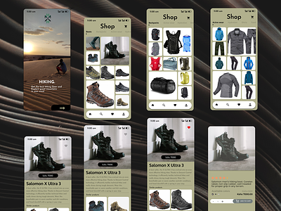 E-Commerce shop #DailyUI 012 app typography ui ux