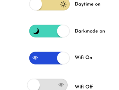 On/Off switch #DailyUI 015 ui ux