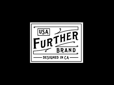 Further Brand Woven Label branding fashion label typography woven