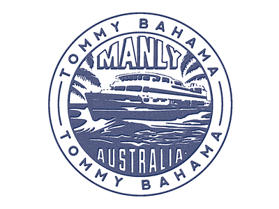 Manly Australia Badge badge design logo shirt