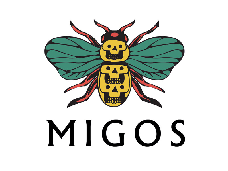 Migos Bug bloomingdales logo fly bee samborghini migos