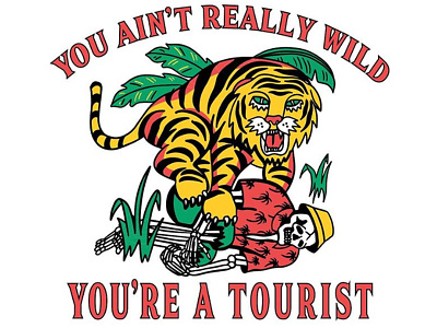 You ain't really wild... bucket hat kendrick lamar samborghini skull tiger tourist wild