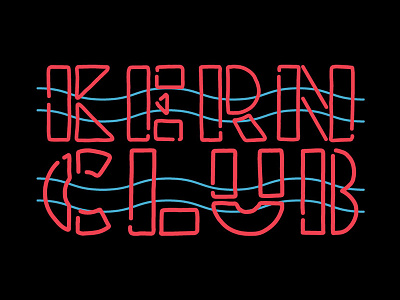 Club Neon Font 80s 80s font custom font font kern club neon neon font samborghini typeface typeography
