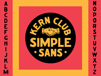 simple sans font font hand lettering kern club samborghini simple sans typeface