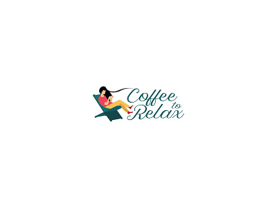 Coffee to relax bake brew coffee cook graphic design illustration logo logo design relax relaxed tea