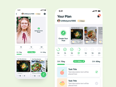 Design for a Mobile App for Healthy Weight Loss agente mapping personas research ui ui design ux design ux research