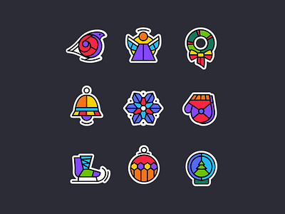 Agente Xmas Icons Set