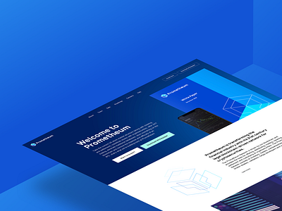 Prometheum - Fintech Platform for Cryptosecurities Trading branding financial services ui design ux design web design web developer web development