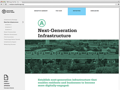 Chicago Tech Project Site chicago grid halftone layout plan site technology web