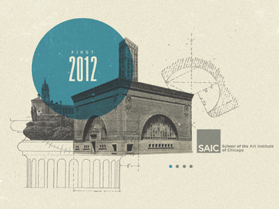 First 2012 architecture collage saic