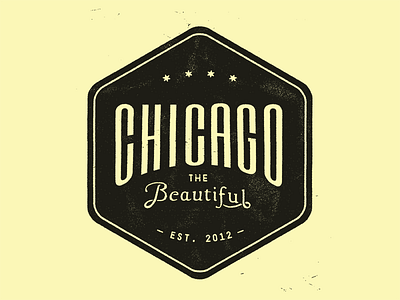 Chicago The Beautiful chicago emblem identity logo