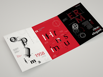 Brochure Design - Optima Typeface