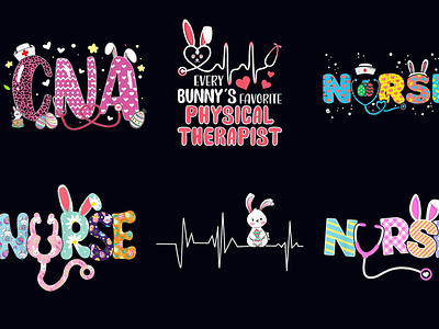 Shop these designs for Easter Day and Nurse Day also Click link branding cricency design easter day illustration jpg nurse day png sublimation svg