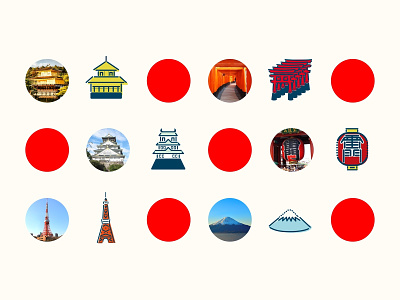 ICON - JAPAN design icon illustration