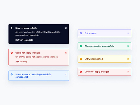 Toast Notifications by Darshan Gajara on Dribbble