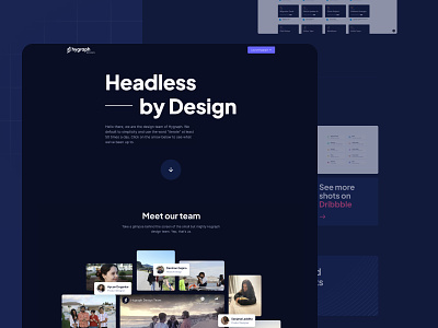 hygraph.design branding design team framer landing page plus jakarta sans